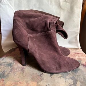 Colin Stuart Brown Suede OTK Boots